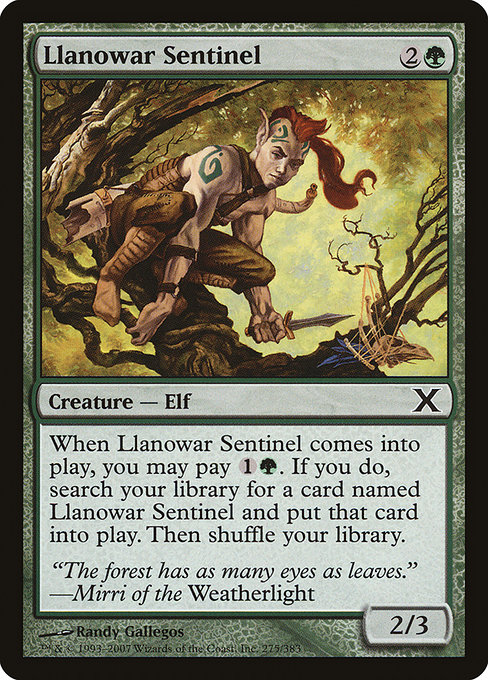 Llanowar Sentinel [Foil]