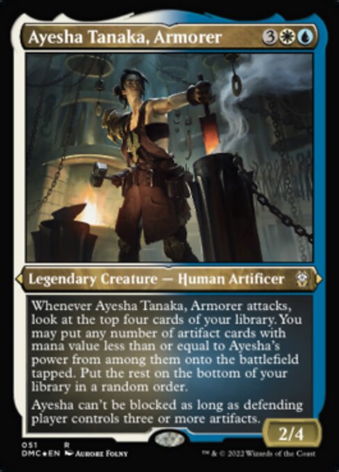 Ayesha Tanaka, Armorer [Etched Foil]