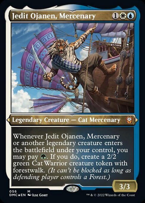 Jedit Ojanen, Mercenary [Etched Foil]