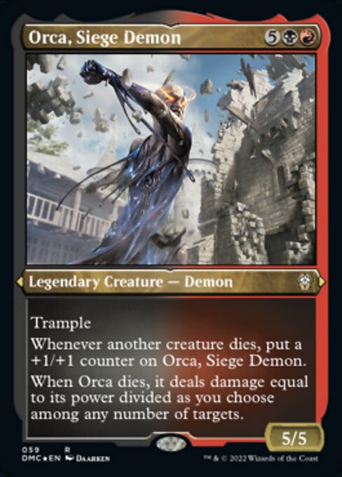 Orca, Siege Demon [Etched Foil]