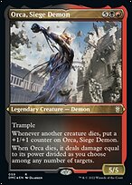 Orca, Siege Demon [Etched Foil]
