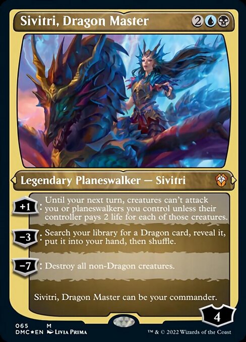 Sivitri, Dragon Master [Etched Foil]