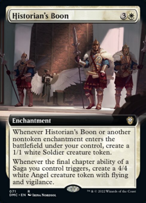 Historian's Boon [Extended Artwork Foil]