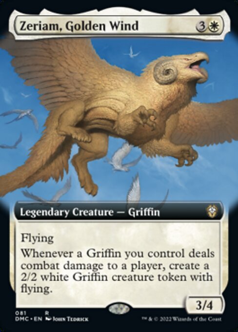 Zeriam, Golden Wind [Extended Artwork Foil]