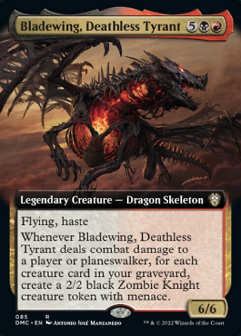 Bladewing, Deathless Tyrant [Extended Artwork Foil]