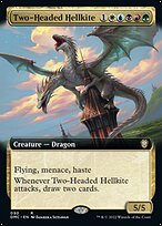 Two-Headed Hellkite [Extended Artwork]
