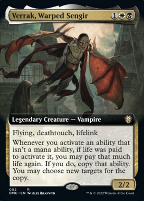 Verrak, Warped Sengir [Extended Artwork Foil]