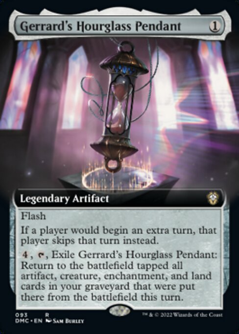 Gerrard's Hourglass Pendant [Extended Artwork Foil]