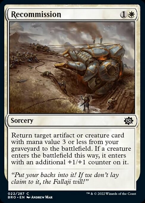 Recommission [Foil]