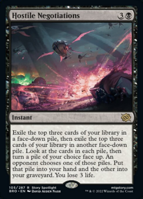 Hostile Negotiations [Foil]