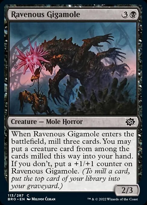 Ravenous Gigamole [Foil]