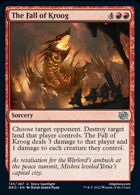 The Fall of Kroog [Foil]