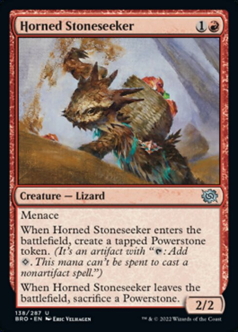 Horned Stoneseeker [Foil]