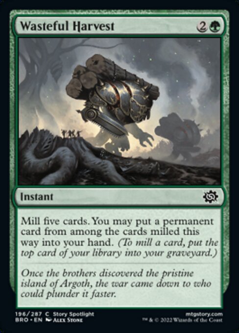 Wasteful Harvest [Foil]