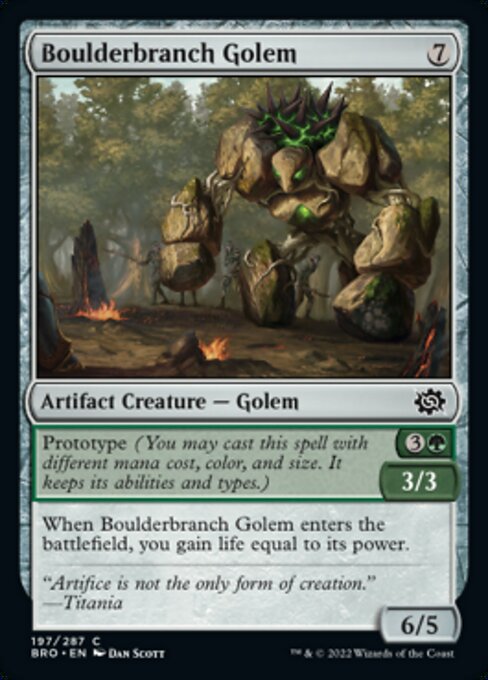 Boulderbranch Golem [Foil]