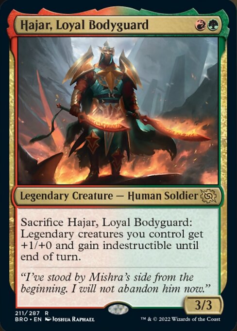 Hajar, Loyal Bodyguard [Foil]