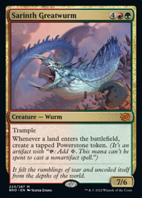 Sarinth Greatwurm [Foil]