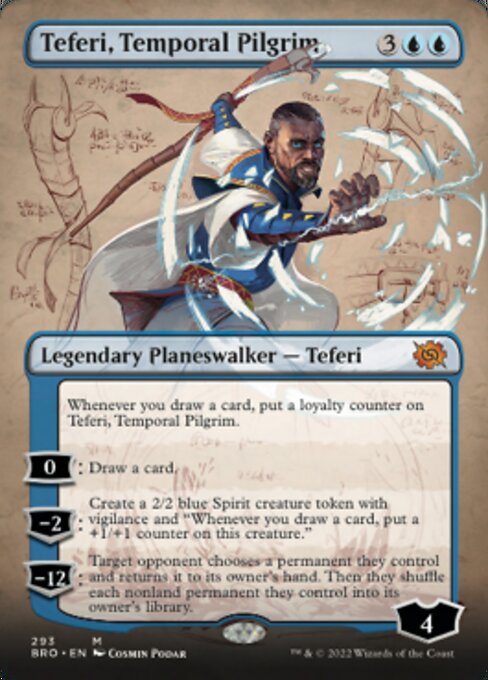 Teferi, Temporal Pilgrim [Borderless Foil]