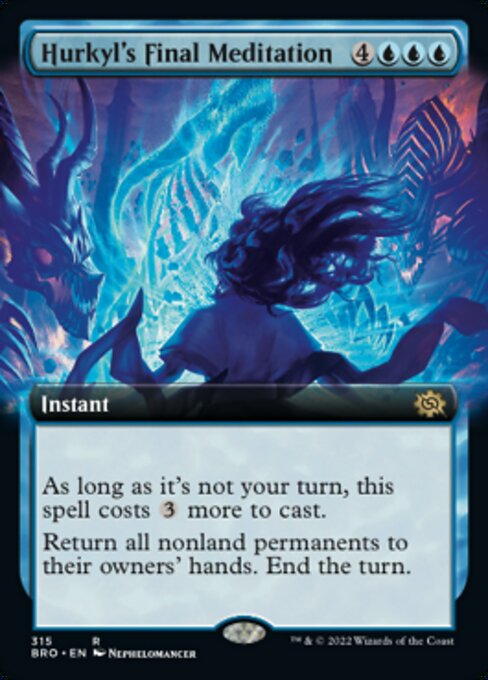 Hurkyl's Final Meditation [Extended Artwork Foil]