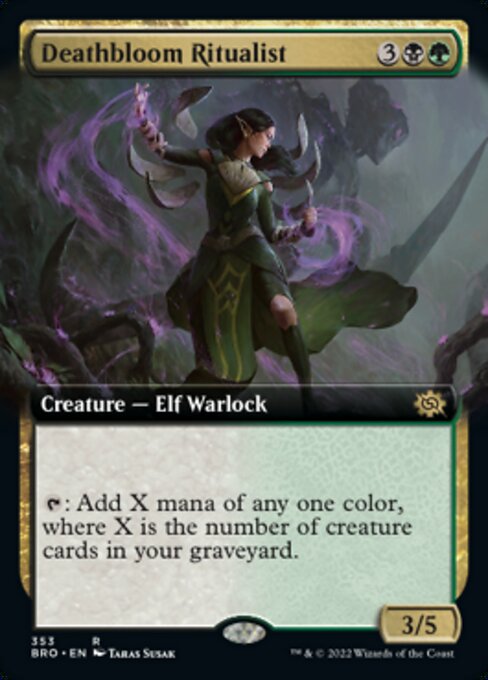 Deathbloom Ritualist [Extended Artwork Foil]