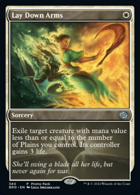 Lay Down Arms [Promo Foil]