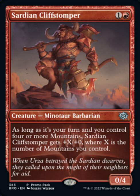 Sardian Cliffstomper [Promo]