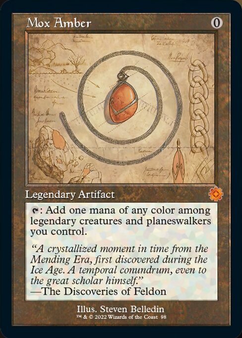 Mox Amber [Showcase Foil]
