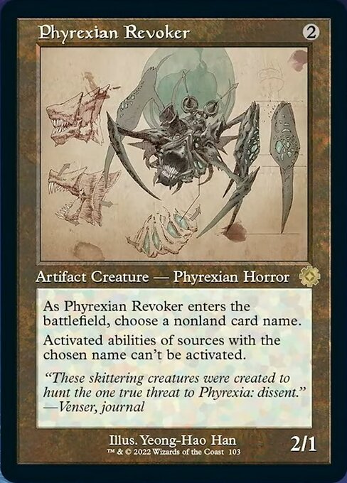 Phyrexian Revoker [Showcase Foil]