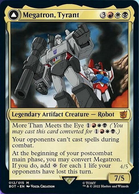Megatron, Tyrant // Megatron, Destructive Force [Foil]