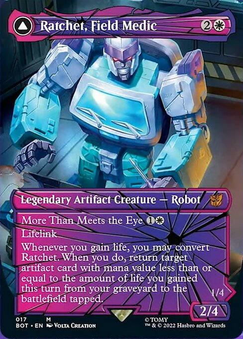 Ratchet, Field Medic // Ratchet, Rescue Racer [Borderless Showcase]