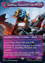 Goldbug, Humanity's Ally // Goldbug, Scrappy Scout [Borderless Showcase]