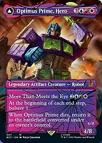 Optimus Prime, Hero // Optimus Prime, Autobot Leader [Borderless Showcase]