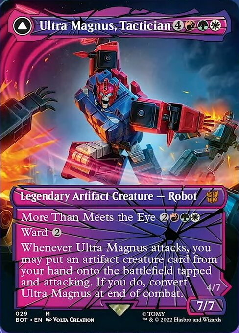 Ultra Magnus, Tactician // Ultra Magnus, Armored Carrier [Borderless Showcase Foil]