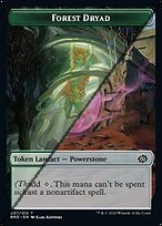 Forest Dryad Token  // Powerstone Token TBRO  [Foil]