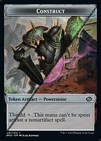 Construct Token  // Powerstone Token TBRO  [Foil]