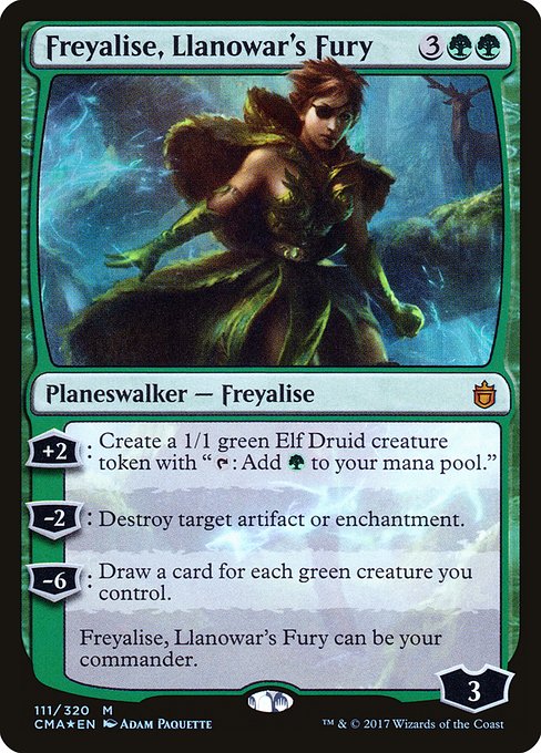 Freyalise, Llanowar's Fury [Foil]
