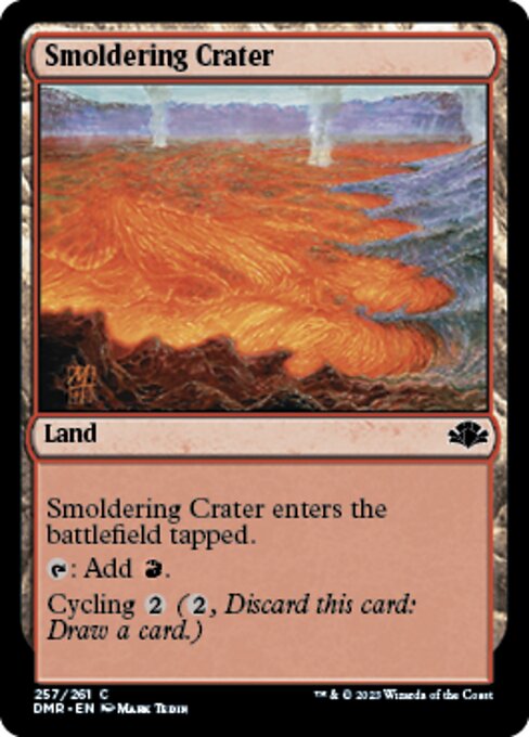 Smoldering Crater [Foil]