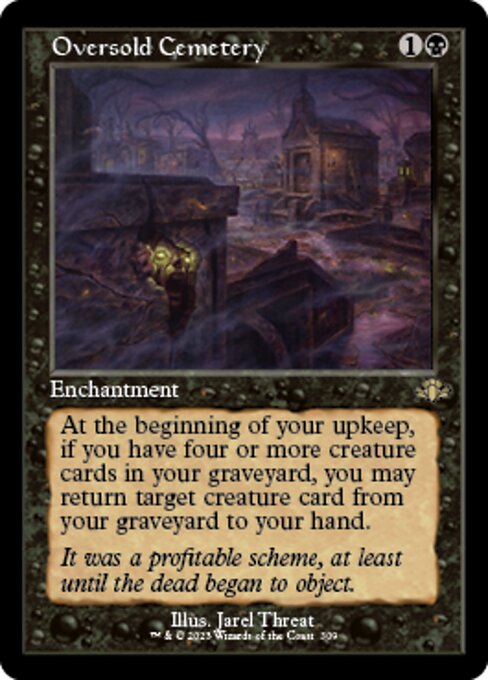 Oversold Cemetery [Showcase Retro Frame]