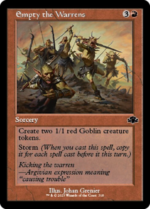 Empty the Warrens [Showcase Retro Frame]
