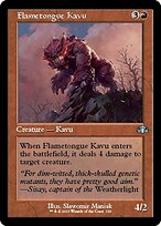 Flametongue Kavu [Showcase Retro Frame]