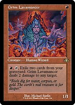 Grim Lavamancer [Showcase Retro Frame]