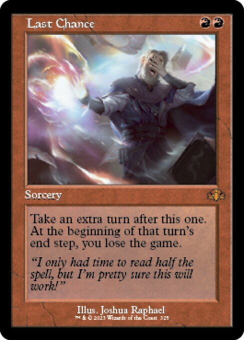Last Chance [Showcase Retro Frame Foil]