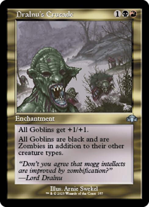 Dralnu's Crusade [Showcase Retro Frame Foil]