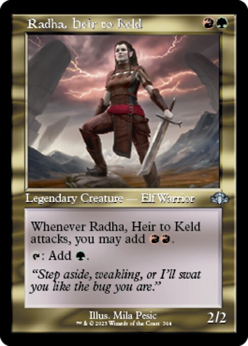 Radha, Heir to Keld [Showcase Retro Frame]