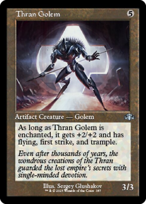 Thran Golem [Showcase Retro Frame Foil]
