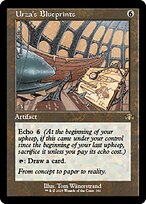 Urza's Blueprints [Showcase Retro Frame]