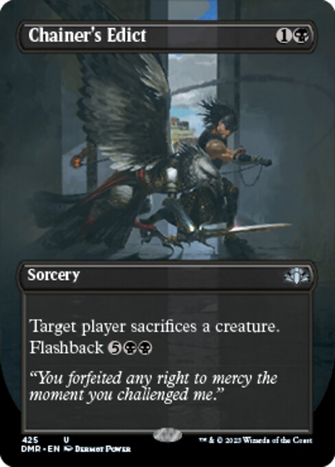 Chainer's Edict [Borderless Foil]