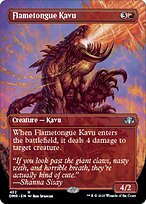 Flametongue Kavu [Borderless]