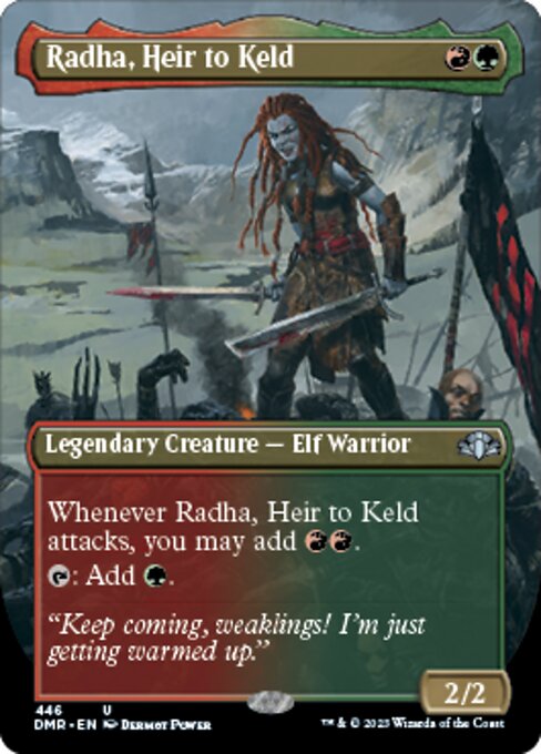Radha, Heir to Keld [Borderless Foil]