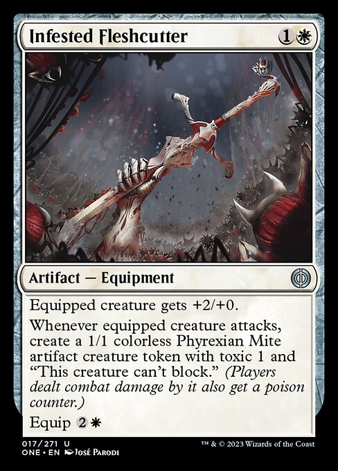 Infested Fleshcutter [Foil]